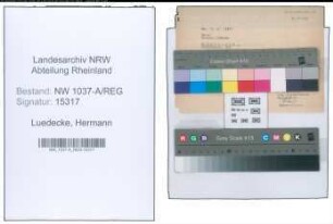 Entnazifizierung Hermann Luedecke , geb. 00.00.0000 (Kriminalbeamter)