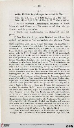 § 5: Antike bildliche Darstellungen der Arbeit in Holz