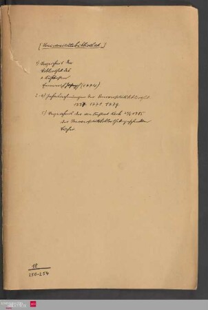 18/250 - Verzeichnis der Bibliothek des Kurfürsten Emmerich Joseph