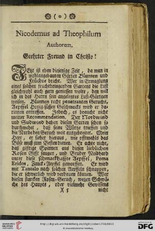 Nicodemus ad Theophilum