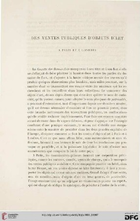 3: Des ventes publiques d'objets d'art à Paris et à Londres