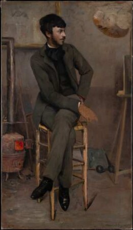 Bildnis eines Malers in einem Pariser Atelier