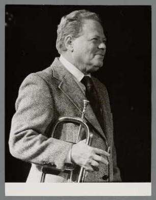 Red Rodney : Portrait des Trompeters Red Rodney beim Jazz Jamboree Warschau 1985
