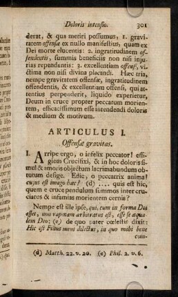 301-310, Articulus I