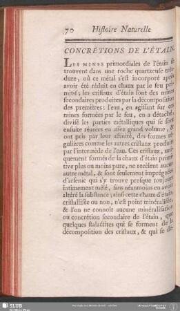 Concrétions De L'Étain