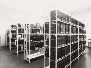 Sächsische Landesbibliothek - Staats- und Universitätsbibliothek Dresden. Zweigbibliothek Maschinenwesen, Teilbibliothek Produktionstechnik/Werkzeugmaschinen. Magazin Zeitschriften : Dresden-Südvorstadt, George-Bähr-Straße 3c (Zeuner-Bau der TU Dresden). Sächsische Landesbibliothek - Staats- und Universitätsbibliothek Dresden. Zweigbibliothek Maschinenwesen, Teilbibliothek Produktionstechnik/Werkzeugmaschinen. Magazin Zeitschriften