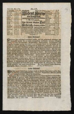 Nr. 61-63, 06.01.1739-20.01.1739