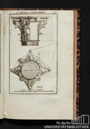 XXIII. L'Ordre Corinthien. Description de...