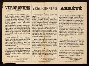 "Verordnung" über die Meldepflichtigkeit von Lagerbeständen an Metallen und Erzen
