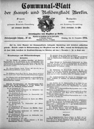 1884,48: No. 48, 30. November 1884