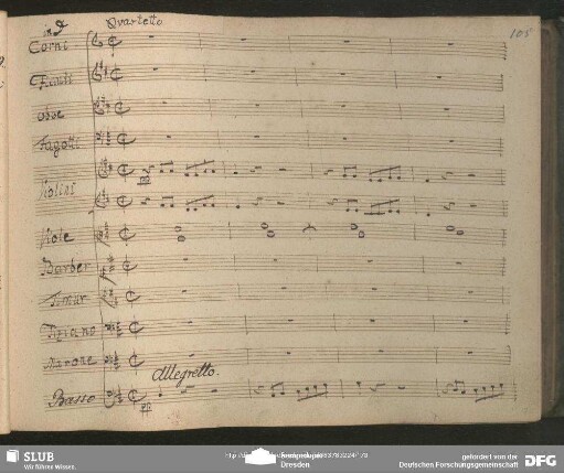 Quartetto: "Se colui non osservasse"