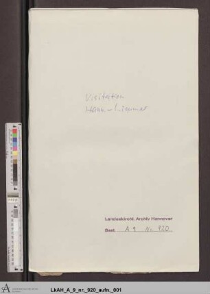 Hannover-Limmer: Visitationsakten