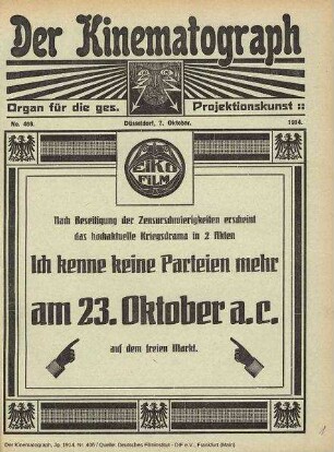 Ich kenne keine Parteien mehr
