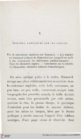 X Bismarck caricaturé par les Anglais