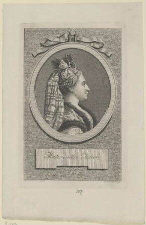 Bildnis der Mademoiselle Clairon