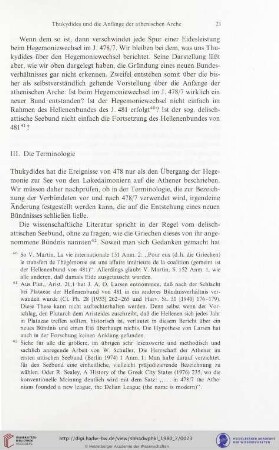 III. Die Terminologie
