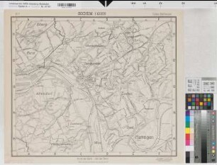 Bochum, Gauhauptstadt Bochum, Stadtplan, Blatt 7, Linden-Dahlhausen