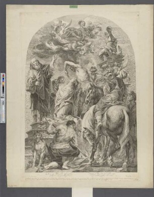 [Das Martyrium der hl. Apollonia]