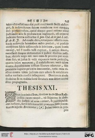 Thesis XXI