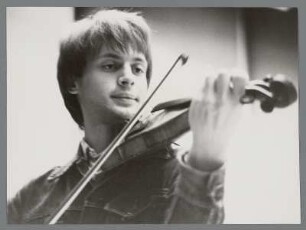 Alexej Koschwanez : Portrait des Violinisten Alexej Koschwanez in Dresden