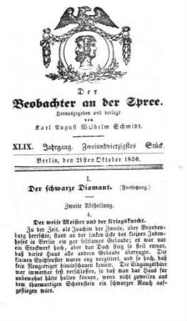 42. Stueck, 21. Oktober 1850