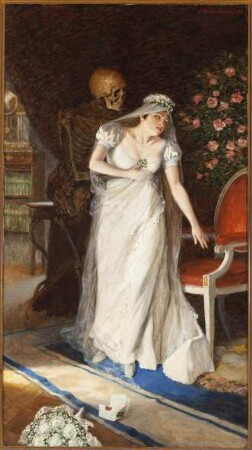 Gemälde "Die Braut" (Josef Wischniowsky)