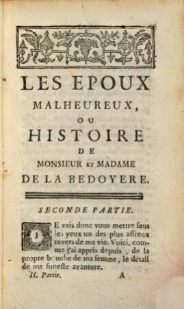 Les Epoux Malheureux, Ou L'Histoire De Monsieur Et Madame De La Bedoyere, 2