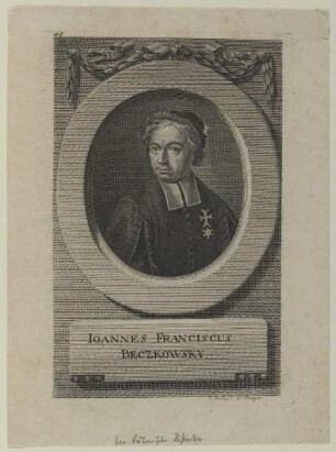 Bildnis des Joannes Franciscus Beczkowsky