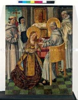 Eintritt der Heiligen Klara ins Kloster im Jahre 1212