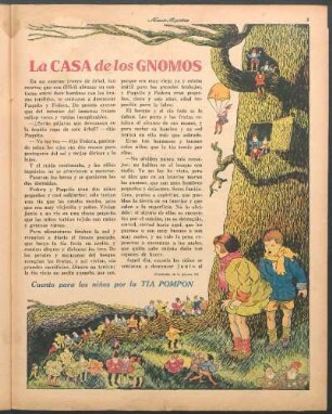 La casa de los gnomos : Cuento para los niños por la Tía Pompón