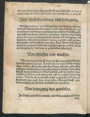 Von schlaffen und wachen.