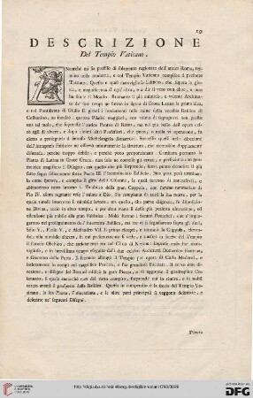 Descrizione del Tempio Vaticano