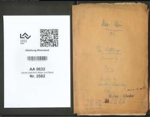 Polizeiberichte des Kantons Wassenberg (Verwalter Dupuis, Sitz in Gladbach (?), Wassenberg, Dülken)