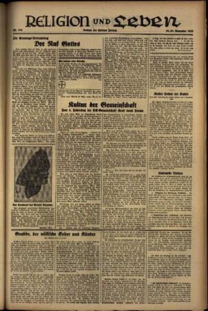 Zweite Ausgabe vom Samstag, den 27. November 1937.
