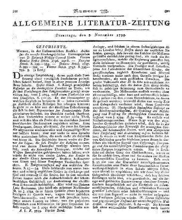 Archiv für die neueste Kirchengeschichte. Bd. 4, St. 1-4. Hrsg. von H. P. C. Henke. Weimar: Hoffmann 1796-97