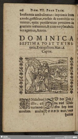 Dominica Septima Post Trinitatis, Evangelium Marc. 8. Capite