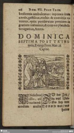 Dominica Septima Post Trinitatis, Evangelium Marc. 8. Capite