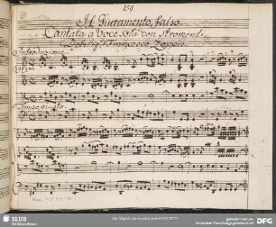 Il giuramento falso - Mus.1-J-3,1-10 : S, strings, bc - C