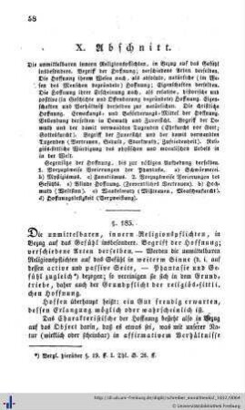 Zehnter Abschnitt