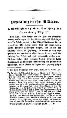 Kunsterziehung
