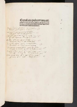 Copulata super octo libros Physicorum Aristotelis
