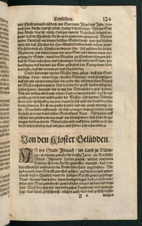 "Von den Kloster Gelübden"