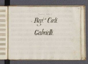 7. Regina caeli [Sacchini, Antonio]