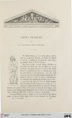 2. Pér. 16.1877: David d'Angers et la sculpture monumentale