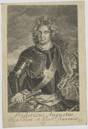 Bildnis des Fridericus Augustus Rex. Polon.