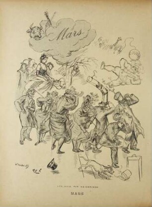 Les Mois, par Heidbrinck. Mars