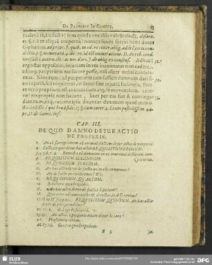 Cap. III. De Quo Dammo Detur Actio De Pauperie