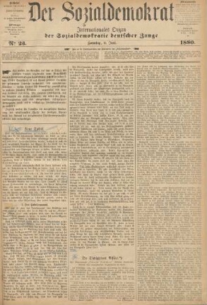 No 23. Sonntag, 6. Juni. 1880.
