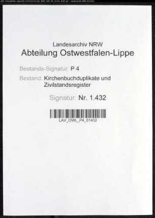 Kirchenbuchduplikat der katholischen Gemeinde Hemer (GHT 1855-1856). (Gemeinde: Hemer, katholische Gemeinde)