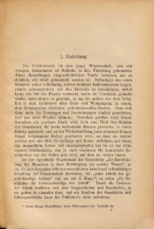 Die Entstehung der ältesten Werkzeuge und Geräthe